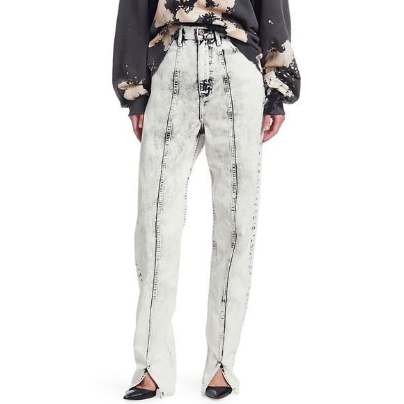 NEW $695 TRE by Natalie Ratabesi Avalanche Fiona Mom Jeans Size 26 NWT - Picture 1 of 9